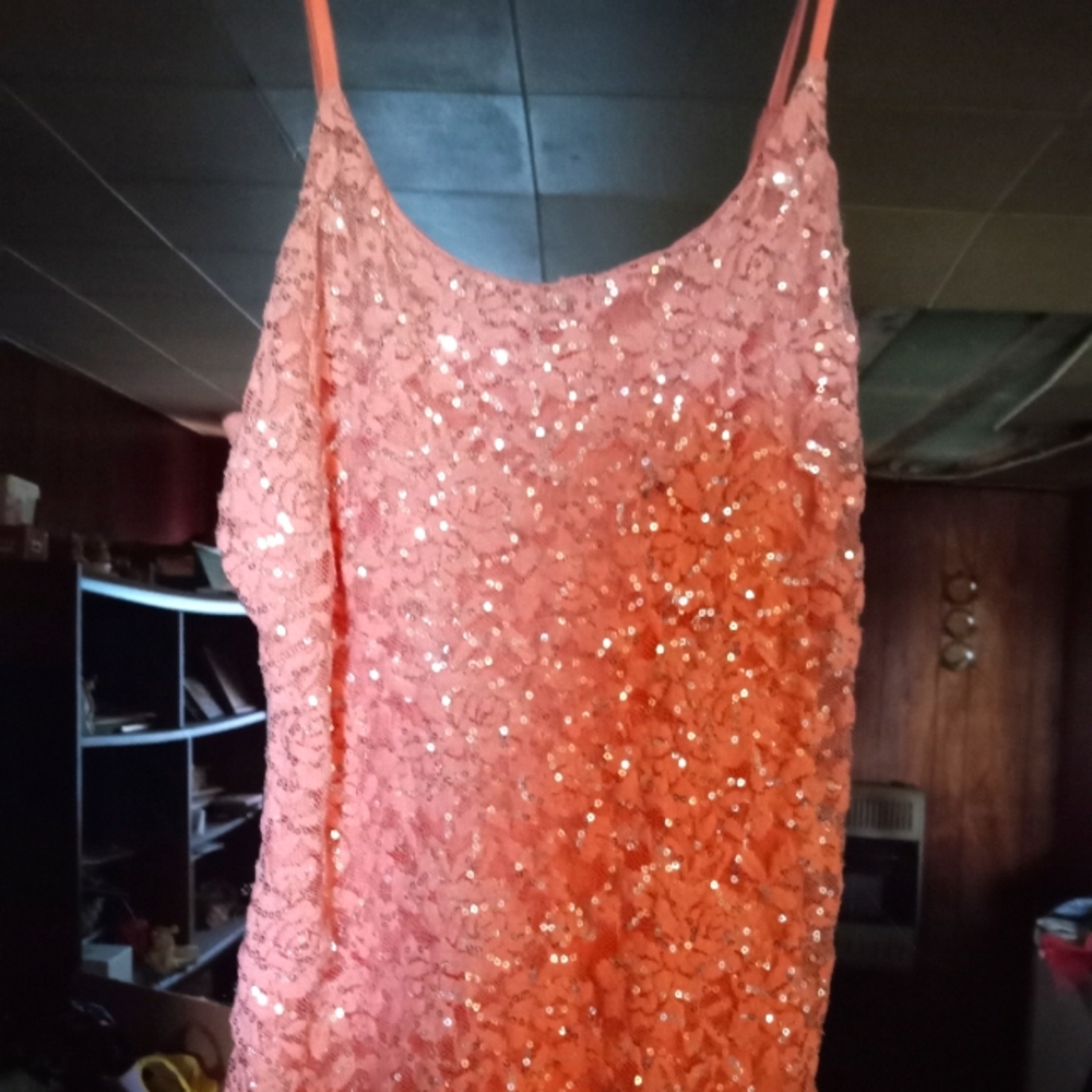 VANITY BRAND PEACH TANK TOP